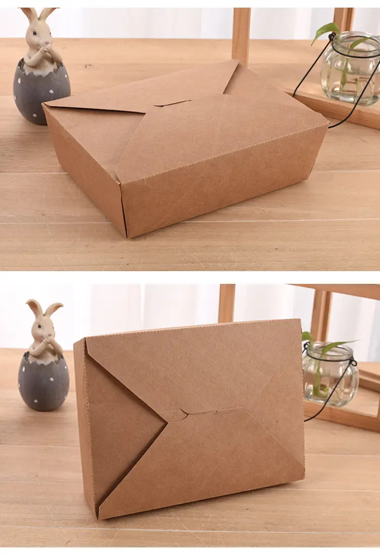 #1 Kraft Brown 28oz Paper Box 牛皮紙盒