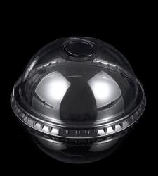 95mm Clear OPS Dome Lid with Small Hole