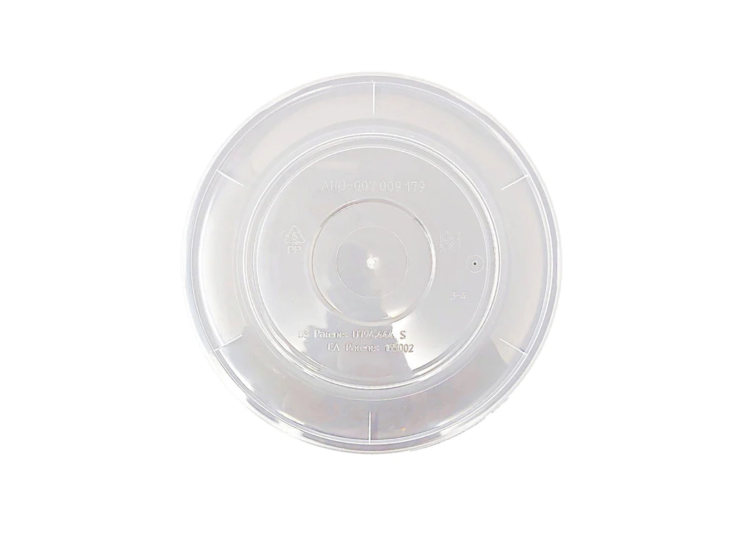 LID for 1100ml Micro Plastic White Bowl 37oz/300pc 膠湯蓋