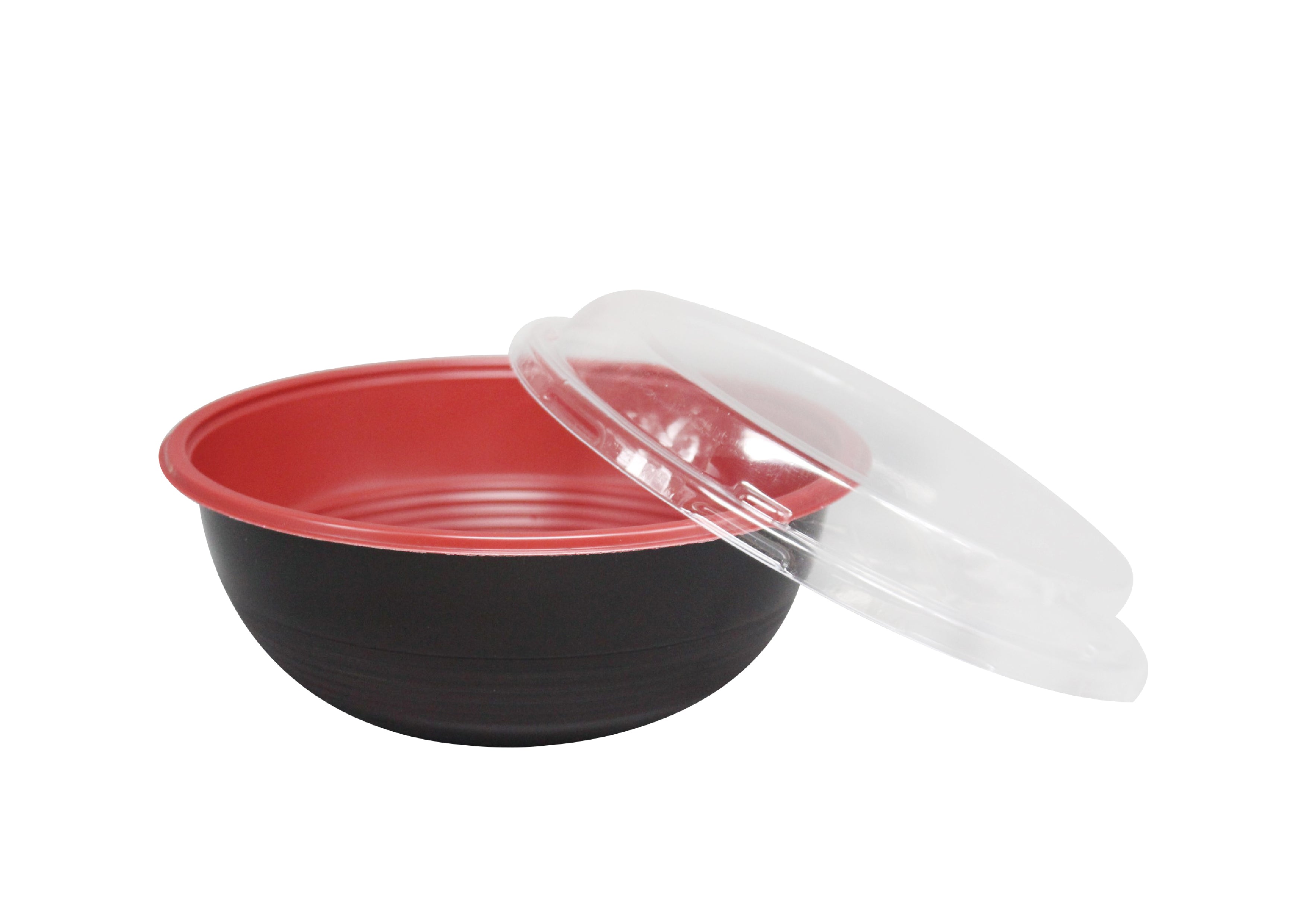 LID for Poke Bowl red&black 34oz 200pc 壽司碗蓋子